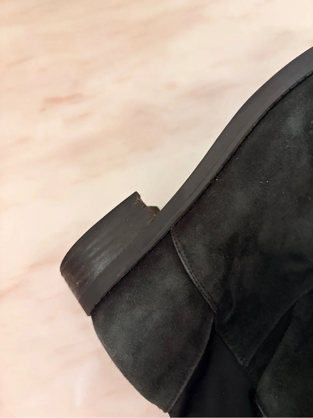 Blondo Black Over-the-Knee Suede Waterproof Boots